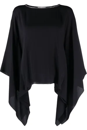 Fabiana Filippi Draped-sleeve blouse