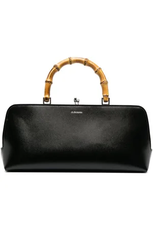 Jil Sander Goji bamboo-handle leather bag