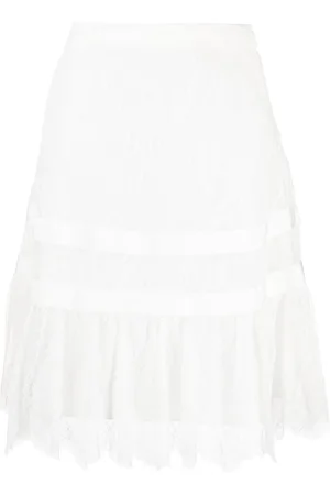 SHIATZY CHEN Lace knee-length skirt