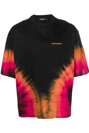 Dsquared2 Tie-dye logo-print T-shirt