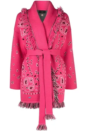 Alanui Bandana belted cardigan