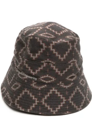 WHITE MOUNTAINEERING Geometric-pattern bucket hat