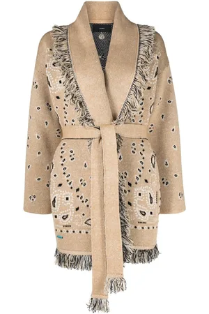 Alanui Bandana belted cardigan