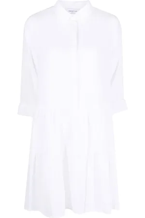 Fabiana Filippi Tiered cotton mini shirtdress