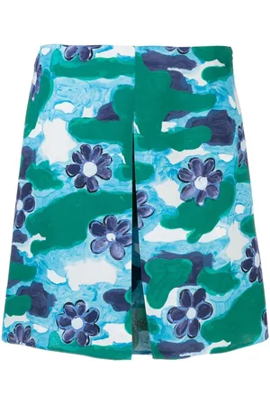 Marni Floral-print mini skirt