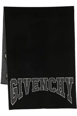 Givenchy Intarsia-knit logo scarf