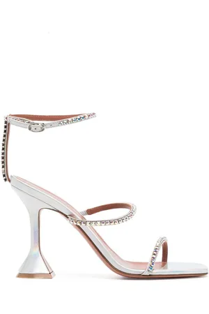 Amina Muaddi Gilda 95mm crystal-embellished sandals