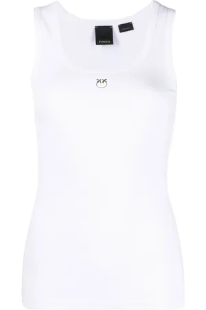 Pinko Embroidered Love-Birds logo vest