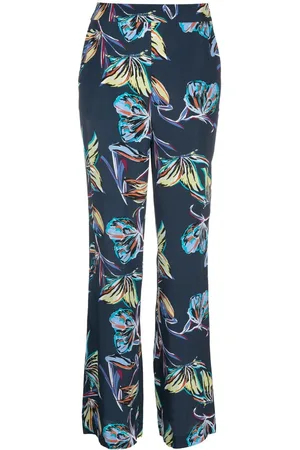 Diane von Furstenberg Butterfly-print straight trousers
