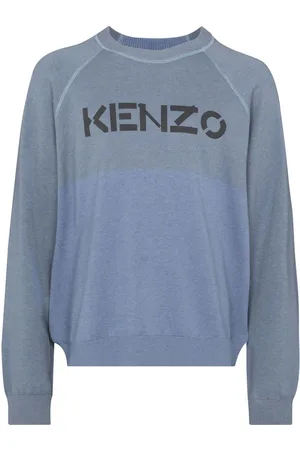 Kenzo Two-tone logo-print sweatshirt