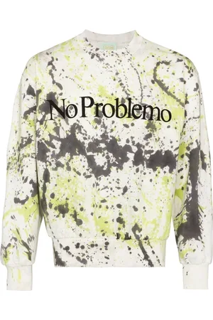 ARIES No Problemo paint-print sweatshirt