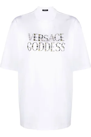 VERSACE Goddess-print T-shirt
