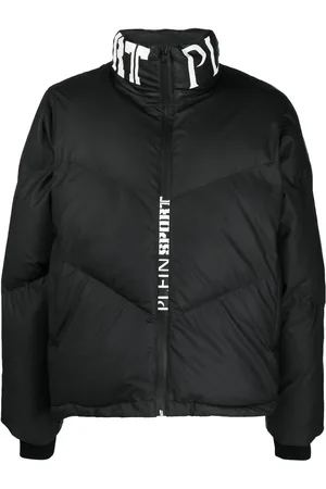 Philipp Plein Logo-print puffer jacket