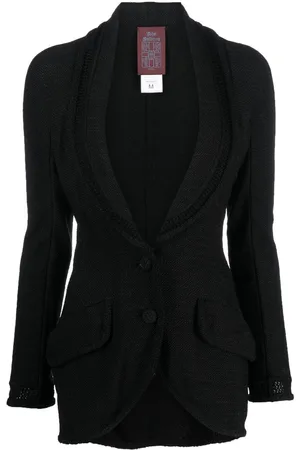 John Galliano 1990s crochet knit blazer