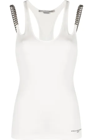 Stella McCartney Falabella-chain racerback vest top