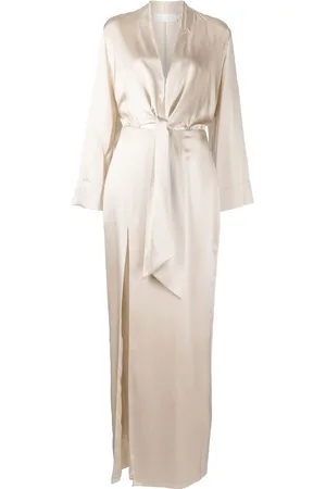 Michelle Mason Tie front kimono gown