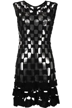 MONSE Cut-out knit mini dress