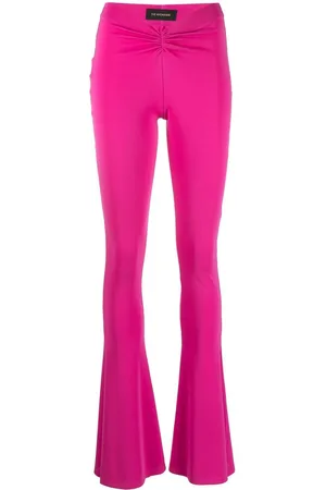 The Andamane Ruched-detail flared trousers