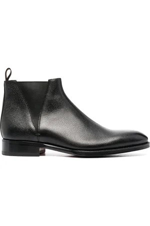santoni Almond toe ankle boots