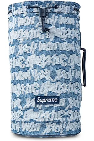 Supreme Fat tip jacquard denim backpack