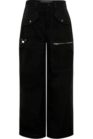 DION LEE Multi-pocket straight-leg trousers