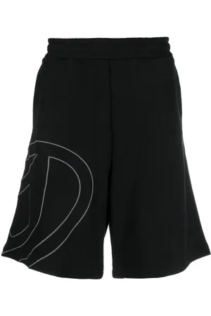 Diesel P-Crow Megoval cotton shorts
