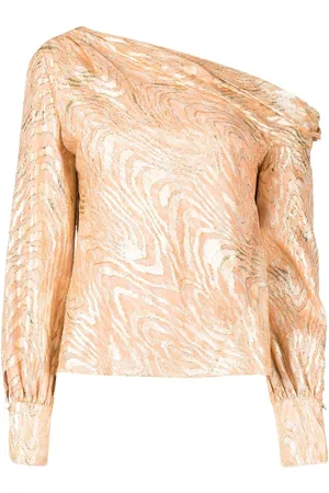 Simkhai Alice Moire abstract-print blouse