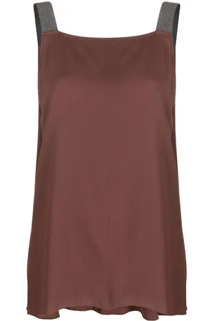Fabiana Filippi Metallic strap top