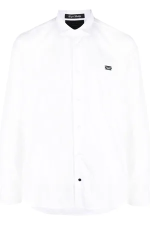 Philipp Plein Snake detail long-sleeve shirt