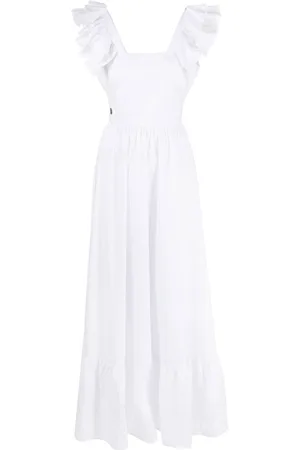 Philipp Plein Ruffle-detail maxi dress