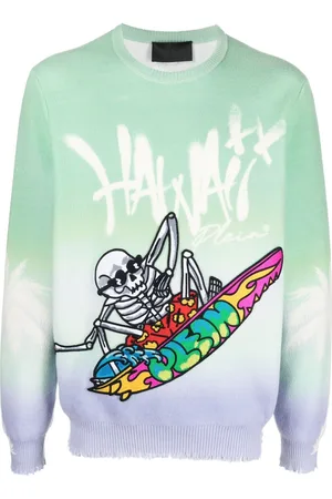 Philipp Plein Hawaii graphic-print jumper