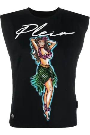 Philipp Plein Aloha logo-print tank top