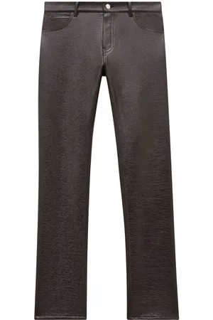Courrèges Reedition faux-leather straight trousers