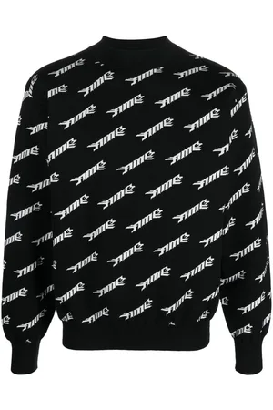 AMBUSH Logo-intarsia crew-neck jumper