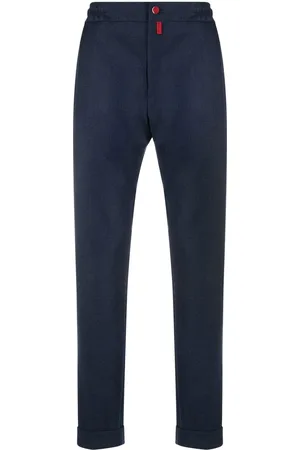 Kiton Elasticated straight-leg trousers