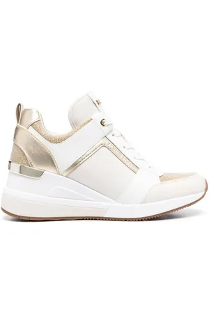 Michael Kors Wedge-heel lace-up sneakers