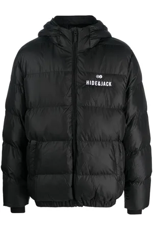 HIDE&JACK Logo-embroidered padded jacket