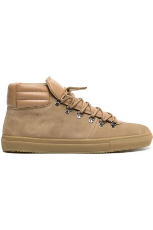 Zespà Quilted-edge high-top sneakers