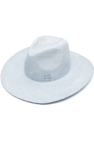 Ruslan Baginskiy Woven-wicker logo sun hat