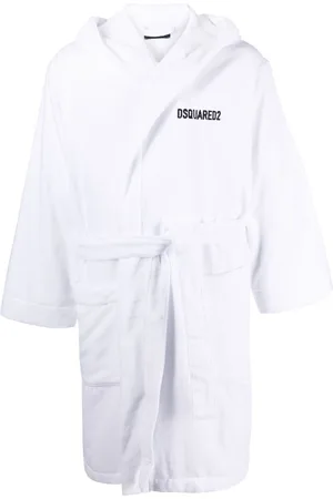 Dsquared2 Logo-detail hooded bathrobe