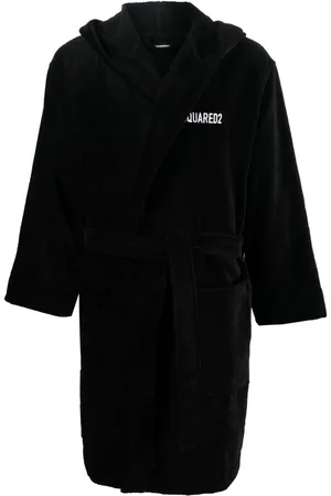 Dsquared2 Logo-detail hooded bathrobe