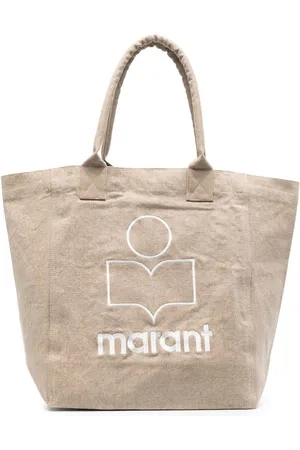 Isabel Marant Yenky Canvas logo tote bag