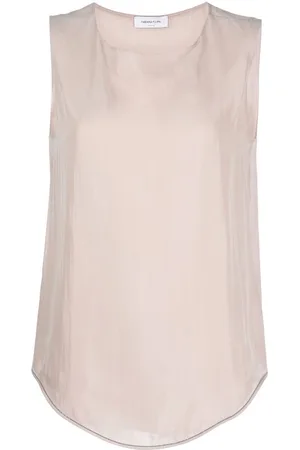 Fabiana Filippi Round-neck sleeveless top