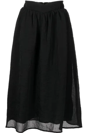 B+AB Textured midi skirt