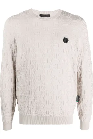 Philipp Plein Logo-jacquard pullover