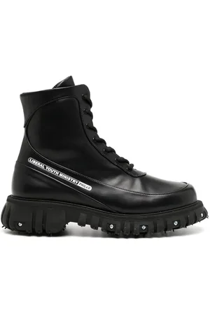 Phileo Screw-detail leather ankle boots