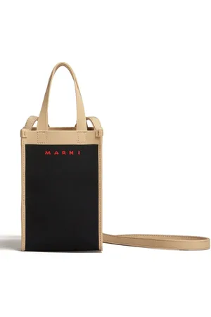 Marni Logo print shopping bag