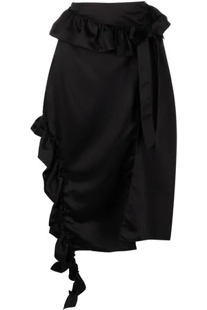 Rokh Ruffle-trim midi skirt