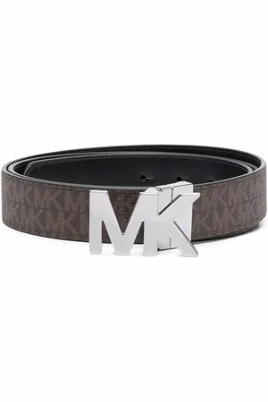 Michael Kors Logo-print leather belt