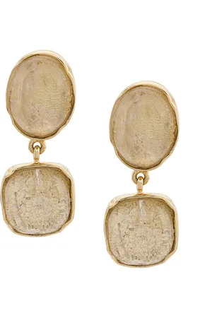 Goossens Cabochons clip earrings
